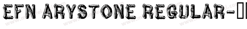 EFN Arystone Regular字体转换